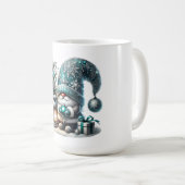 Kerst kabouter gezellig Kerst knusse kabouter Koffiemok (Voorkant rechts)