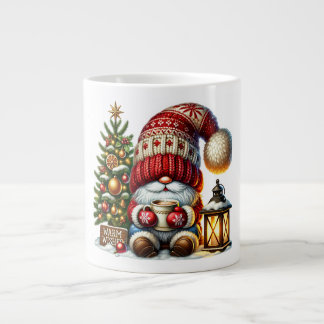 Kerst kabouter gezellige Kerst knusse kabouter Wen Grote Koffiekop
