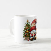 Kerst kabouter gezellige Kerst knusse kabouter Wen Koffiemok (Voorkant links)