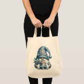Kerst Kabouter Warme Cacao Tote Bag (Voorkant (product))