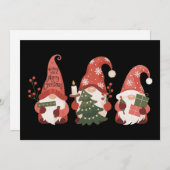 Kerst Kabouters Sinterklaas Grappig Prettig Kerstf Feestdagenkaart (Voorkant / Achterkant)