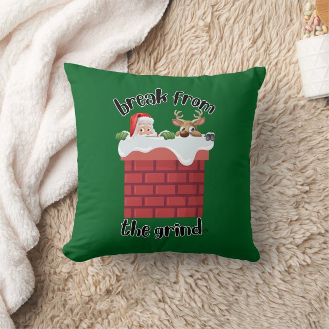 Kerst Kachelpijlkussen Humor Kussen (Deken)
