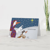 Kerst Kachka (eend) Oekraïense volkskunst Feestdagen Kaart (Achterkant)