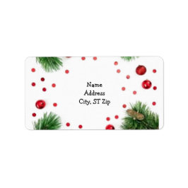 Kerst Kado Adreslabels Etiket