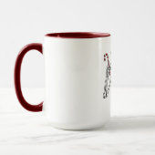 Kerst Kado Skelet Mok (Links)