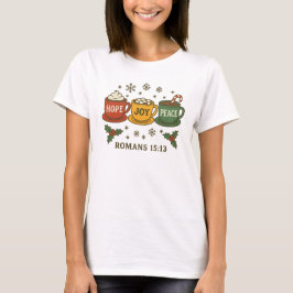Kerst-Kakaokopjes T-shirt