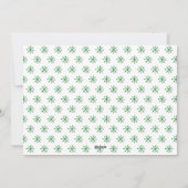 Kerst kalligrafie foto | Trendy Minimaal Kaart (Achterkant)