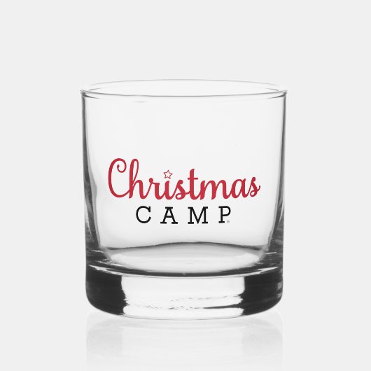 Kerst Kamp Glas Barware | Beste bril (Voorkant)