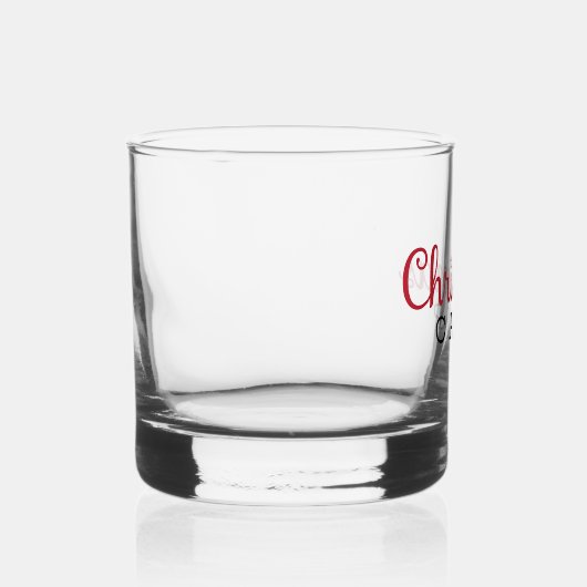 Kerst Kamp Glas Barware | Beste bril (Rechts)