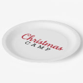 Kerst Kamp Papier Bord | kerstfeest (Gekanteld)