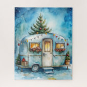Kerst Kampeerder Puzzel (Verticaal)