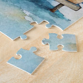 Kerst Kampeerder Puzzel (Zijkant)