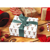 Kerst Kangoeroe, aanpasbaar Cadeaulabel