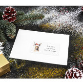 Kerst Kangoeroe, aanpasbaar Etiket