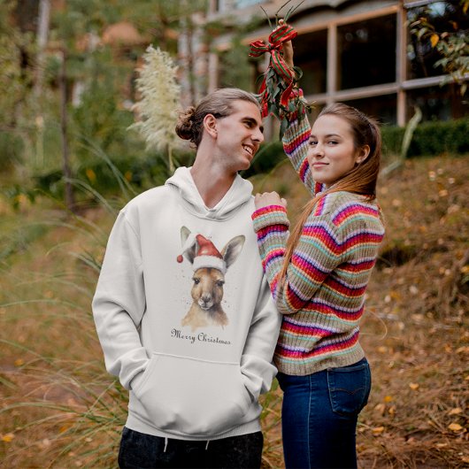 Kerst Kangoeroe, aanpasbaar Hoodie