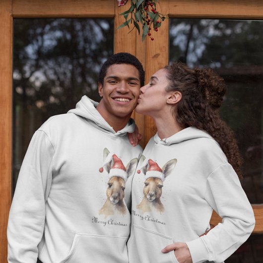 Kerst Kangoeroe, aanpasbaar Hoodie