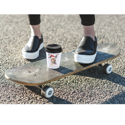 Kerst Kangoeroe, aanpasbaar Papieren Bekers