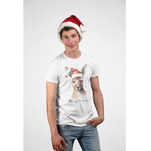 Kerst Kangoeroe, aanpasbaar T-shirt
