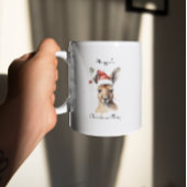 Kerst Kangoeroe, aanpasbaar Tweekleurige Koffiemok