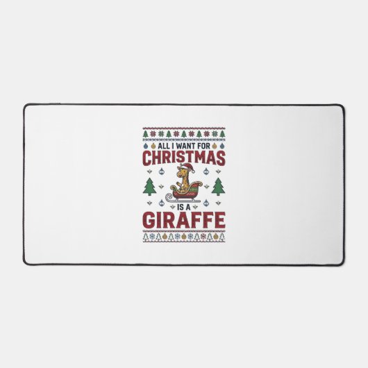 Kerst Kangoeroe slee Fun Holiday T-shirt ontwerp Bureaumat (Voorkant)