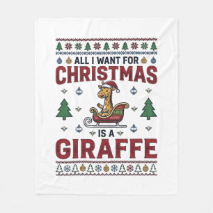 Kerst Kangoeroe Slee Fun Holiday T-Shirt Ontwerp Fleece Deken
