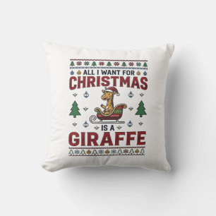 Kerst Kangoeroe Slee Fun Holiday T-Shirt Ontwerp Kussen
