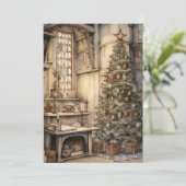 kerst-Kantoor Kaart (Staand voorkant)
