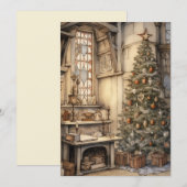 kerst-Kantoor Kaart (Voorkant / Achterkant)