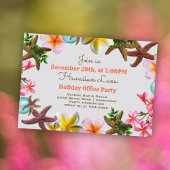 Kerst Kantoor Luau Starfish Border Kaart