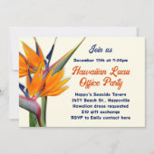Kerst Kantoor Party Hawaiian Luau Thema Kaart (Voorkant)