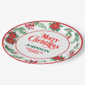Kerst Kantoor Party Papieren Bordje (Gekanteld)