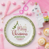Kerst Kantoor Party Papieren Bordje (Feest)