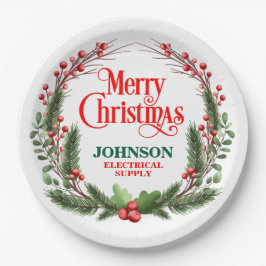 Kerst Kantoor Party Papieren Bordje