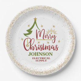 Kerst Kantoor Party Papieren Bordje