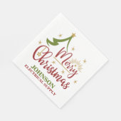 Kerst Kantoor Party Servet (Hoek)