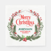 Kerst Kantoor Party Servet (Voorkant)