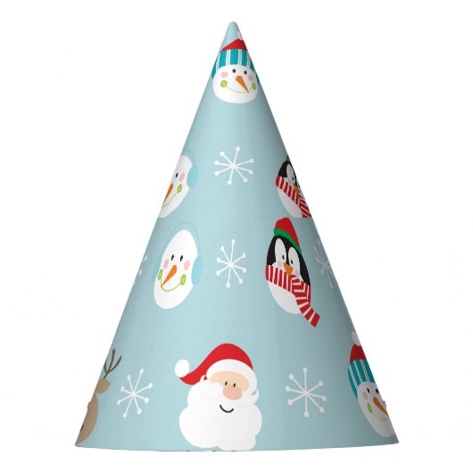 Kerst Karakter Hoofden: Feestelijke Wrap Feesthoedjes (Voorkant)