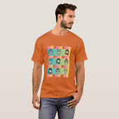 Kerst karakters jongen t-shirt (Voorkant volledig)