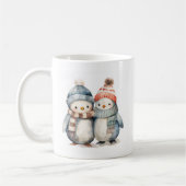 Kerst Karakters Penguin Coffee Mok (Links)