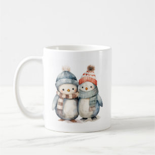 Kerst Karakters Penguin Coffee Mok