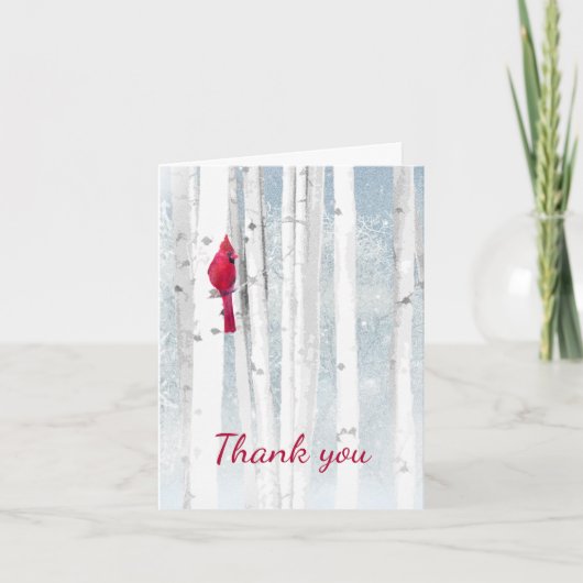 Kerst Kardinaal Bedankt voor Zo'n Zegen Kaart (Voorkant)