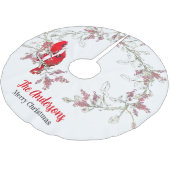 Kerst kardinaal boom rok kerstboom rok (Gekanteld)