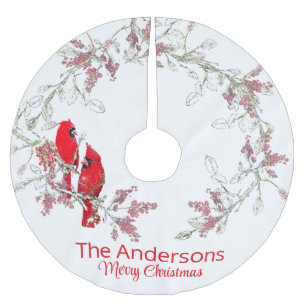 Kerst kardinaal boom rok kerstboom rok