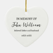 Kerst kardinaal die we liefhebben gaat niet weg keramisch ornament (Achterkant)