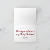 Kerst Kardinaal Feestdagen Kaart (Binnen)