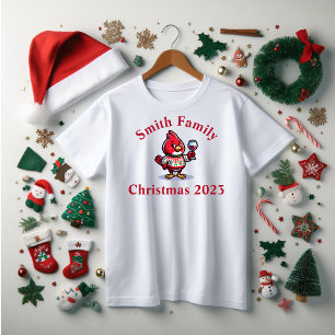 Kerst Kardinaal grappige familie T-shirt