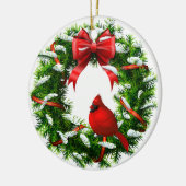 Kerst Kardinaal Ornament (Links)