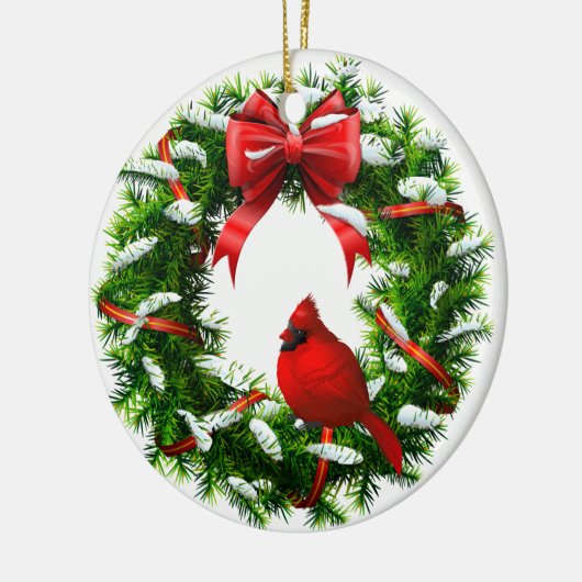 Kerst Kardinaal Ornament (Links)