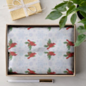 Kerst Kardinaal patroon weefsel papier (Geschenk)