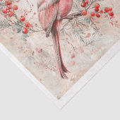 Kerst Kardinaal Pleinen Tissuepapier (Detail)